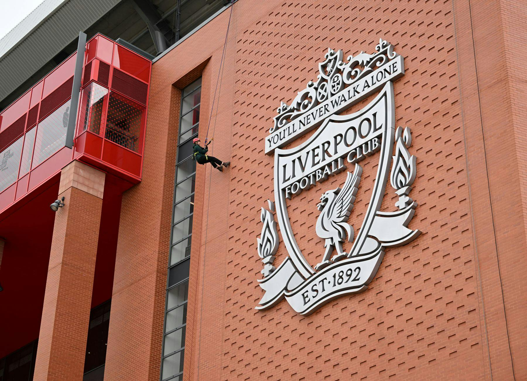 The Anfield Abseil + Free entry to the LFC Museum - Photo 1 of 5